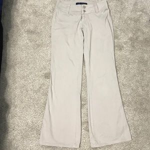 Low rise khakis